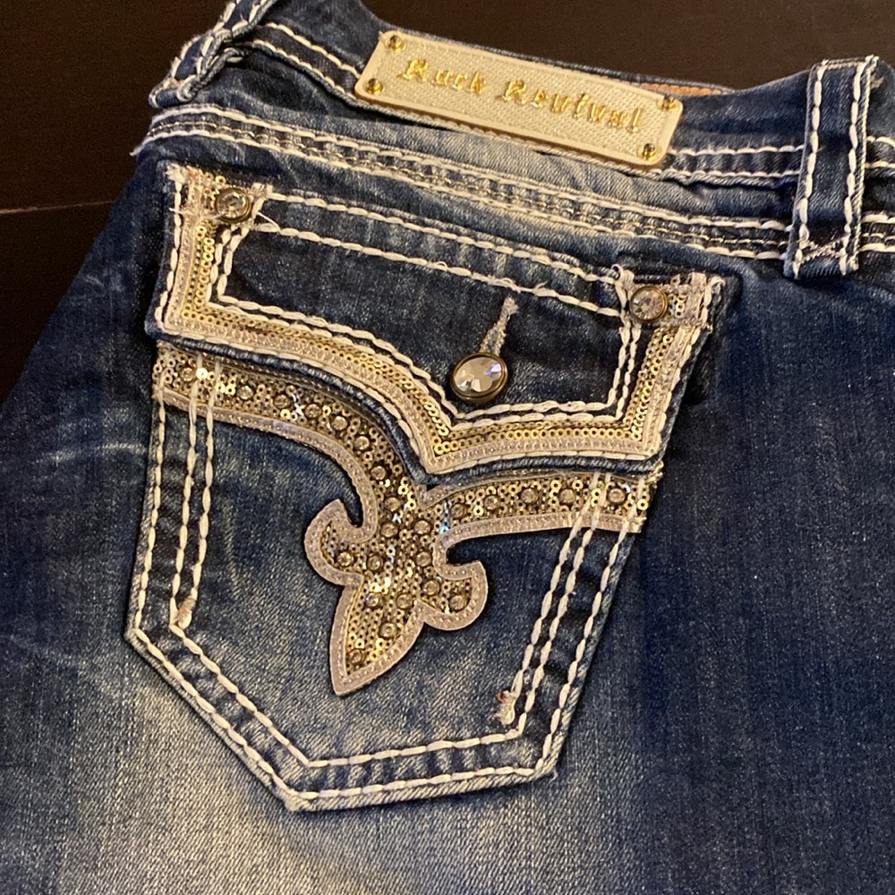 Rock revival kai easy boot womens jean sz. 32
